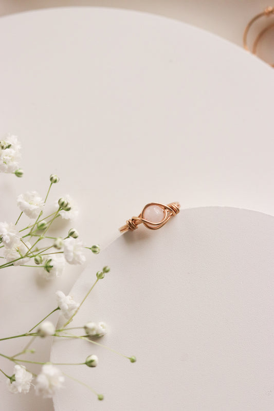 Rose Quartz Ring