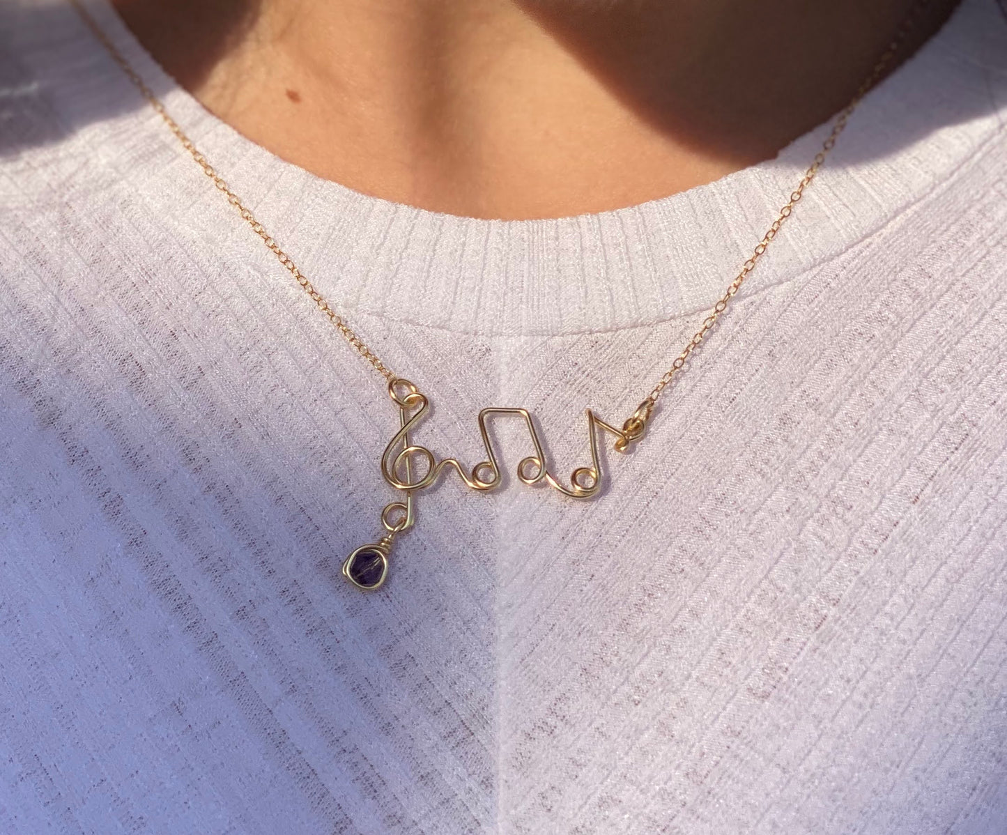 Musical Notes Necklace